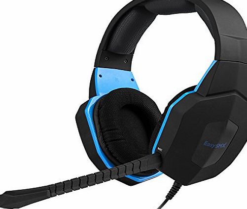 EasySMX [Thanksgiving Christmas] EasySMX PS4 Xbox One Gaming Headset Works Perfectly for PS4 and Mobile Phone, provided with a Splitter Cable for Use with PC. It Can be Used for Xbox One via an Adapter (NOT I